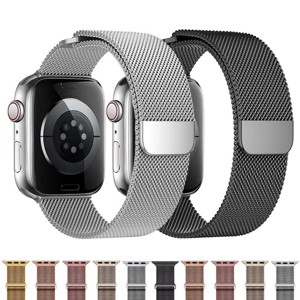 Milanese Loop Magnetic - Apple watch Band için manyetik kayışlar