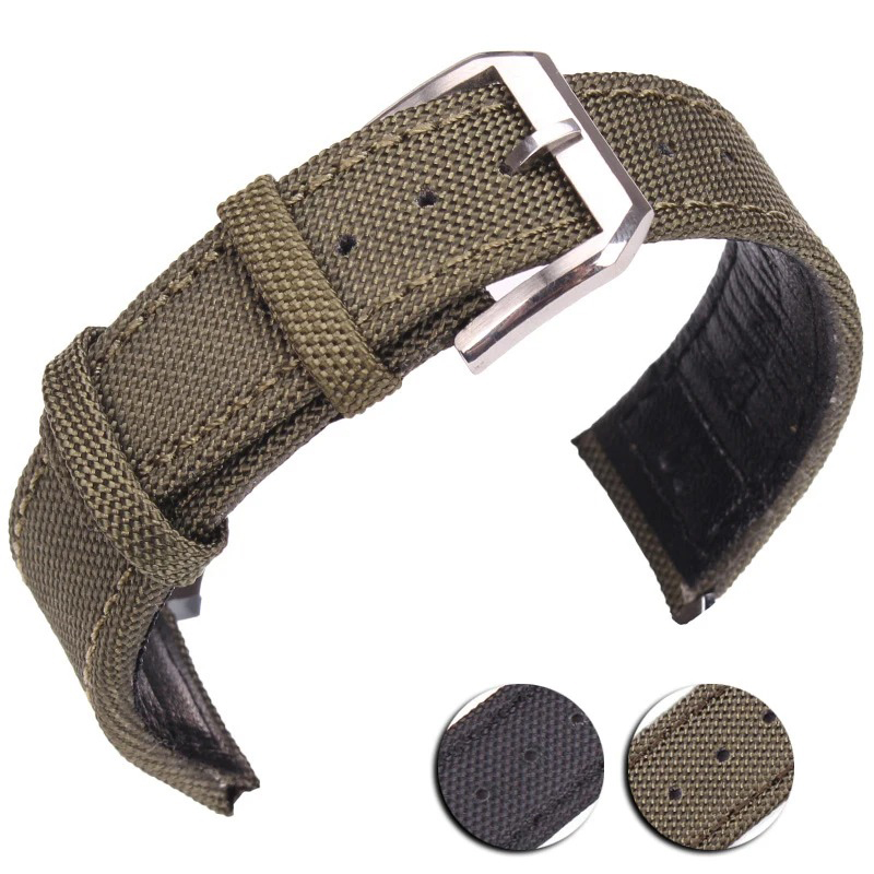 Nato Strap Nylon - Naylon hakiki deri saat kayışı 20mm