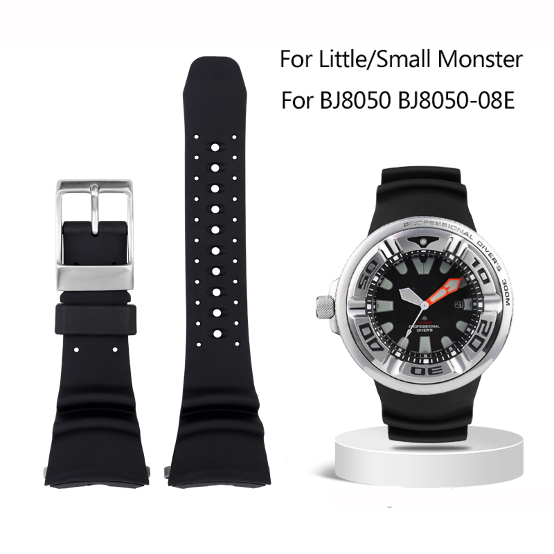 Citizen Watch Promaster - Lastik Watchband vatandaş BJ8050 BJ8050-08E küçük/küçük