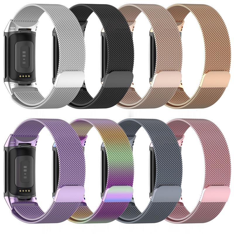Milanese Loop Magnetic - Fitbit Charge 5 6 Akıllı Saat