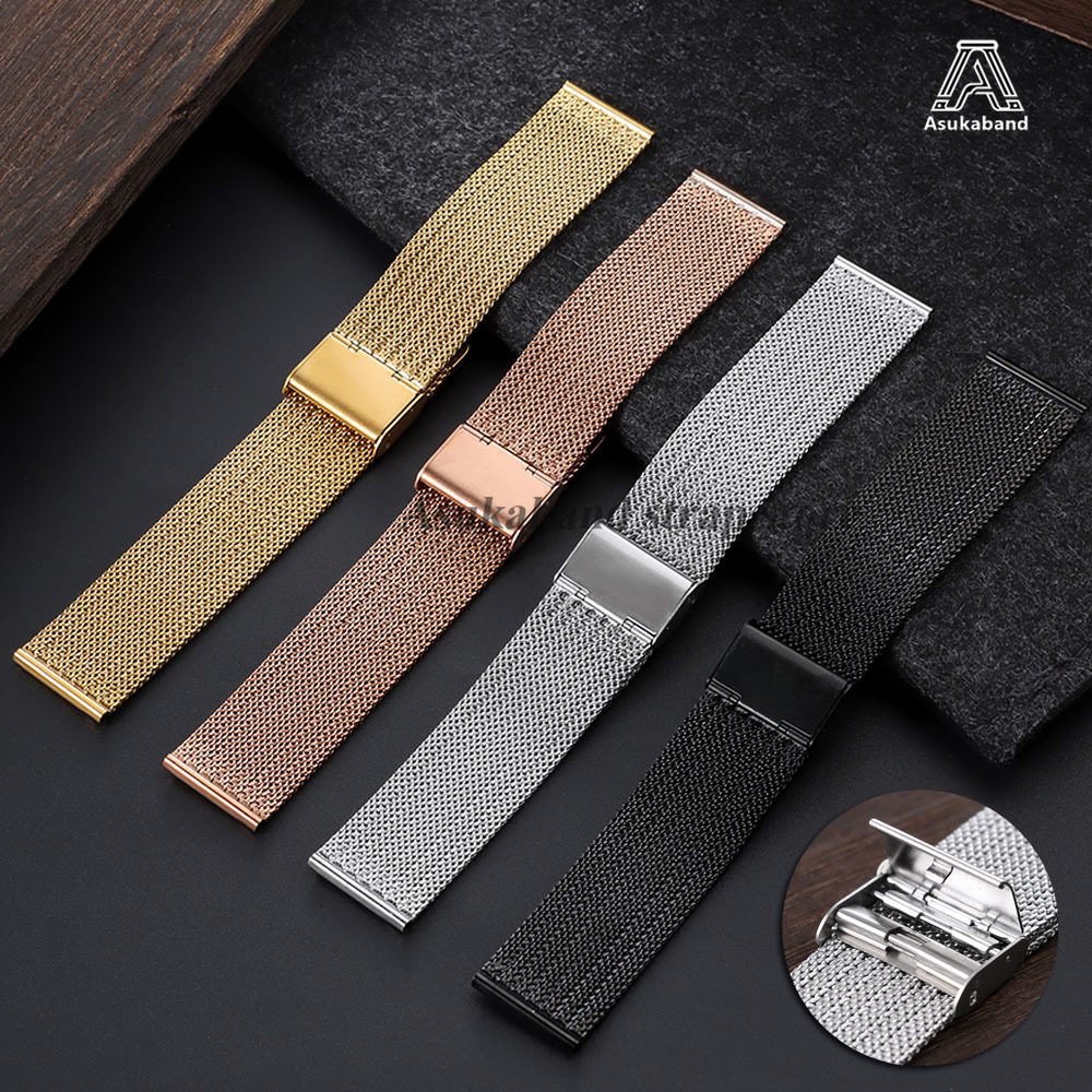 Mesh Strap Metal - 0.6 Mesh Milanese Paslanmaz Çelik Kordon