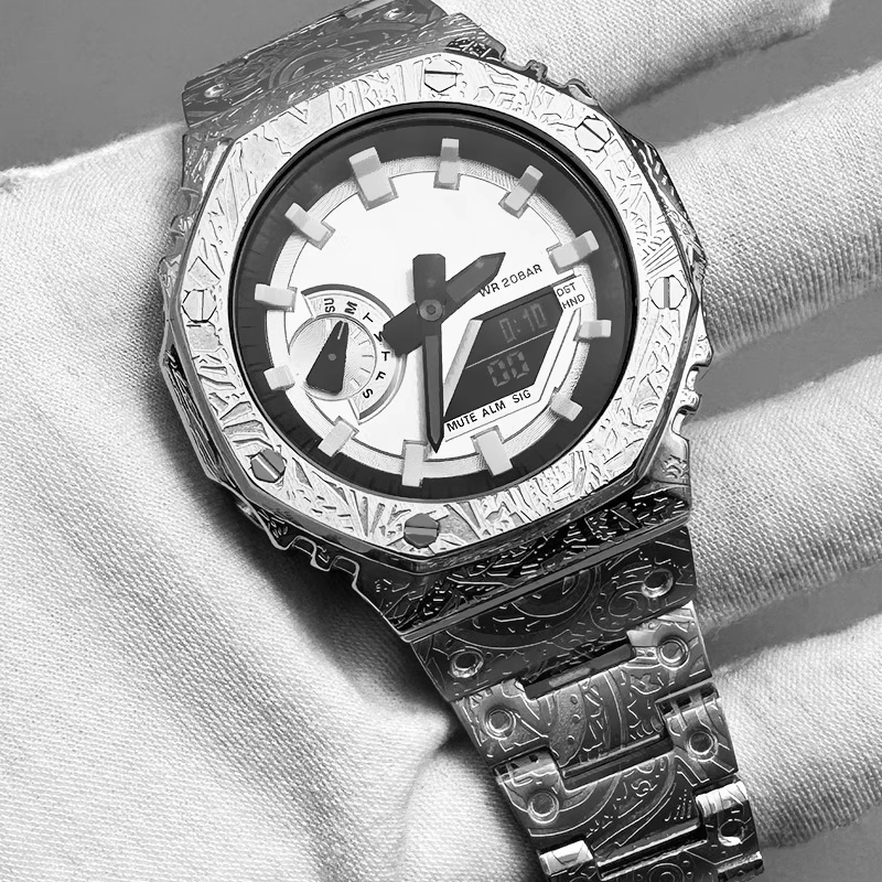 GA2100 Mod kiti paslanmaz çeli - Casio Watch G-Shock Ga-2100 incelemesi ve fiyatı