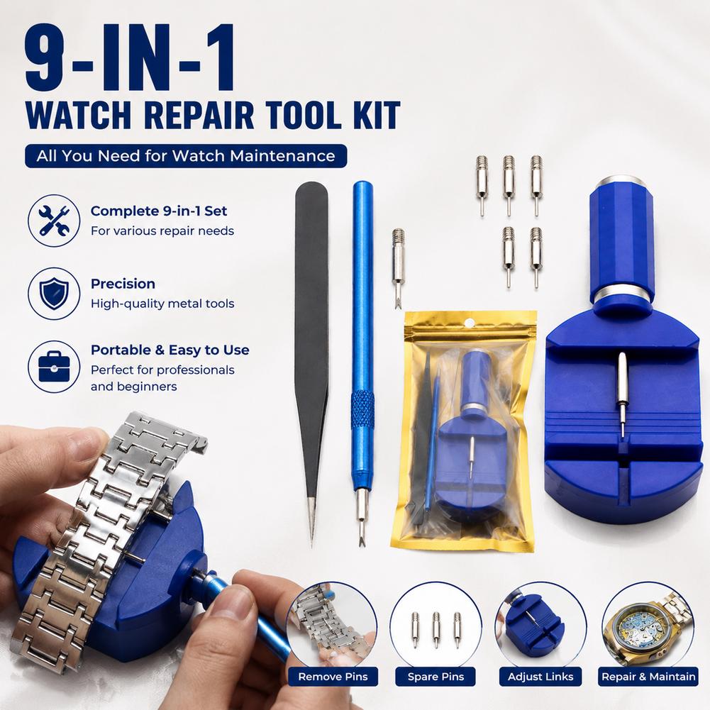 9'u 1 Arada Profesyonel Saat T - Spring Bar Tool Set incelemesi ve fiyatı