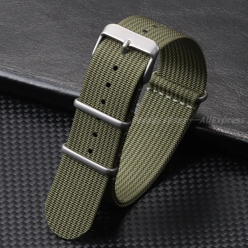 Nervürlü naylon saat kayışı 18 - Nato Strap Nylon incelemesi ve fiyatı