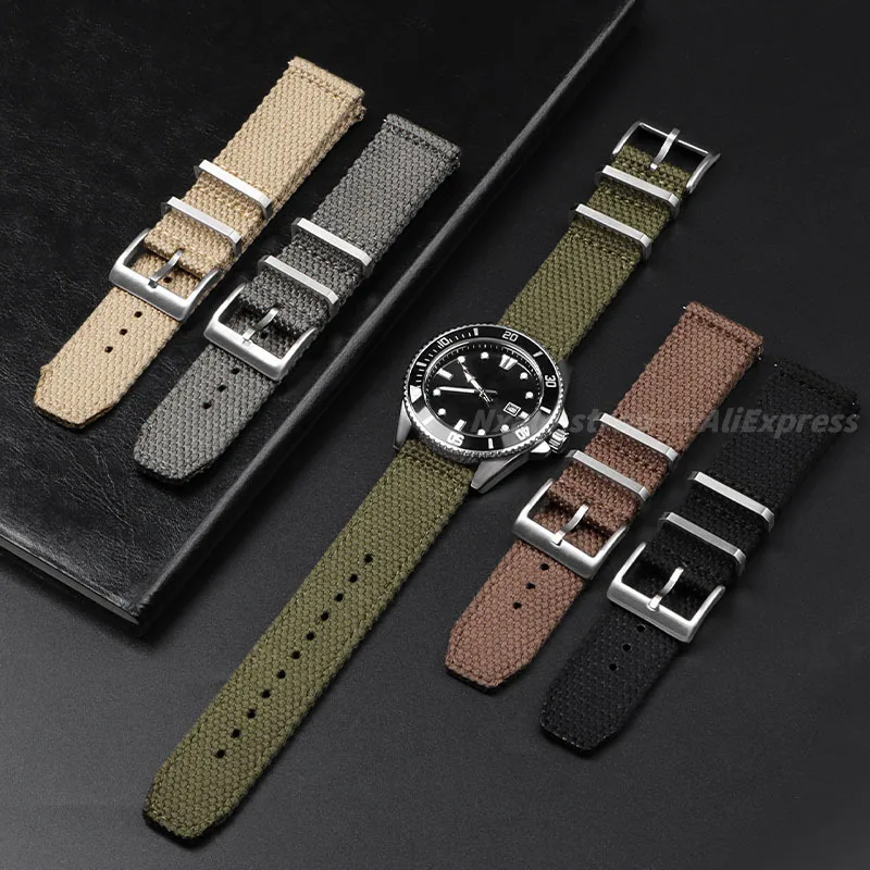 20mm 22mm Naylon Pamuk saat ka - Nato Strap Nylon incelemesi ve fiyatı